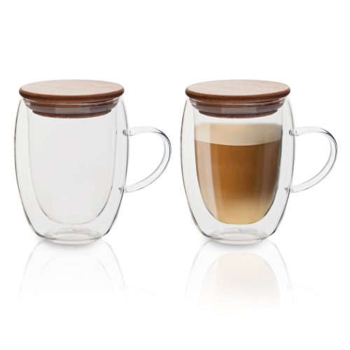 כוס זכוכית כפולה, 350 מ"ל - סאנדאי