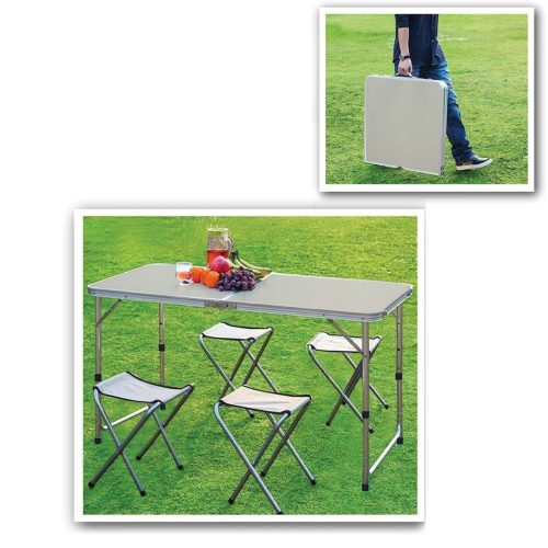 שולחן מתקפל עם  כסאות - סקוייה