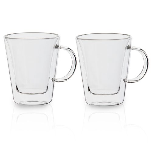 זוג כוסות עם דופן כפולה וידית 350 מ"ל - אתיופיה