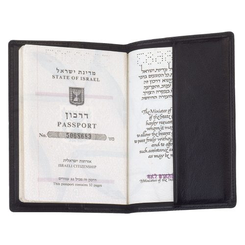 נרתיק עור מהודר לפספורט - ונציה