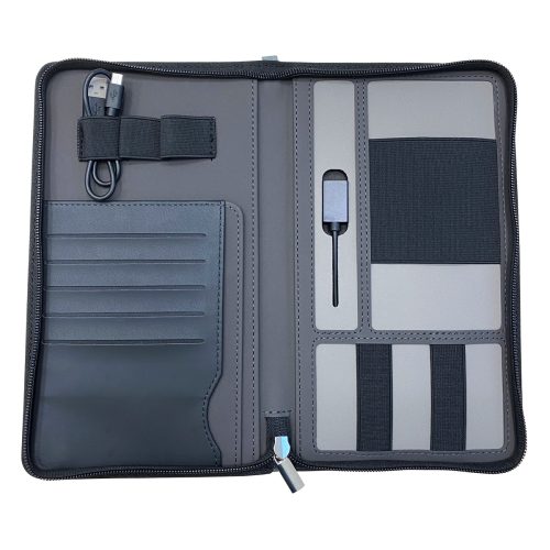 תיק מסמכים עם טעינה אלחוטית ומטען נייד - טרה