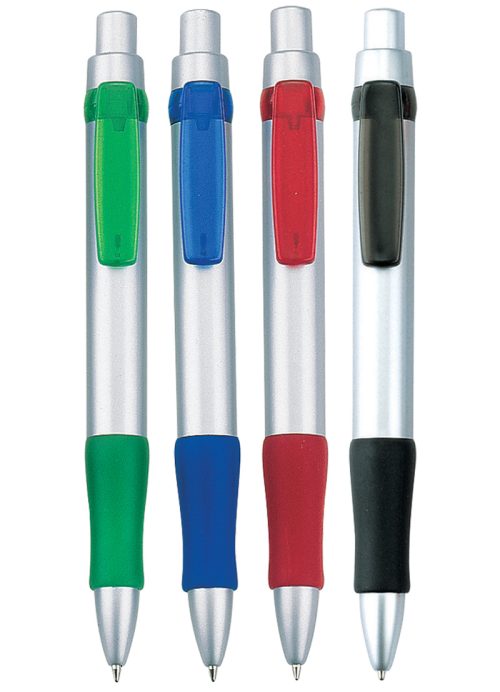 עט כדורי מוכסף עם מילוי דמוי פרקר - סטורן 