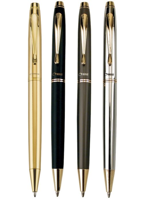 עט כדורי, גוף מתכת - פרסטיג' מוזהב