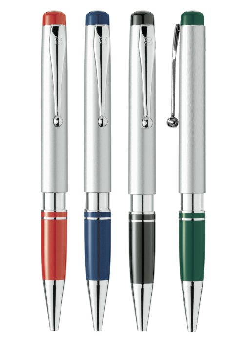 עט כדורי גוף מוכסף - סקאלה מוכסף