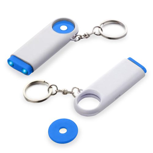 פנס עם מחזיק מפתחות ומטבע לעגלות - עידן