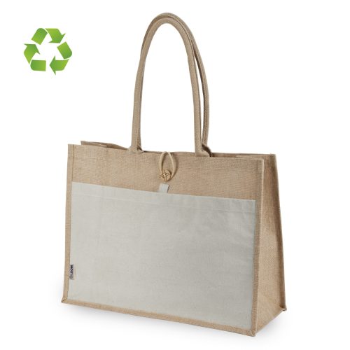 תיק יוטה בשילוב קנווס - קרלה