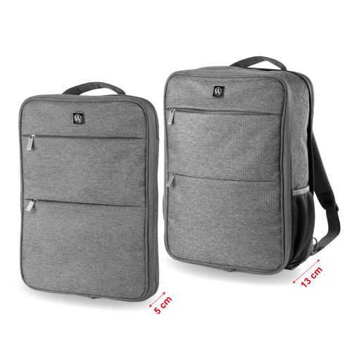 תיק גב מתרחב למחשב נייד WOLMAN - פרינסטון