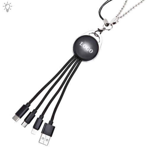 כבל טעינה מהיר עם תאורה - רגינה