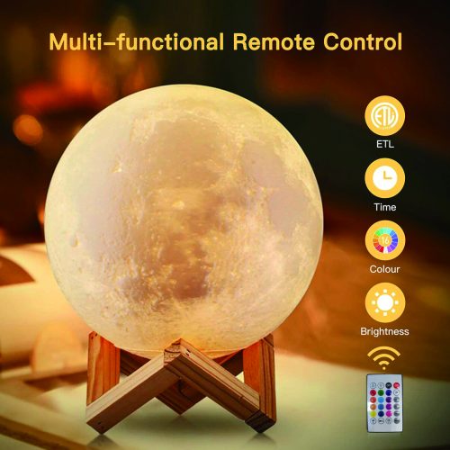 מנורת אווירה עם רמקול - לונה