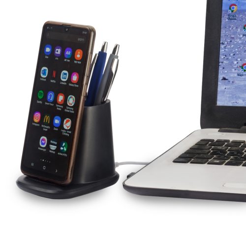 מטען אלחוטי מהיר עם מעמד לעטים - קויוס