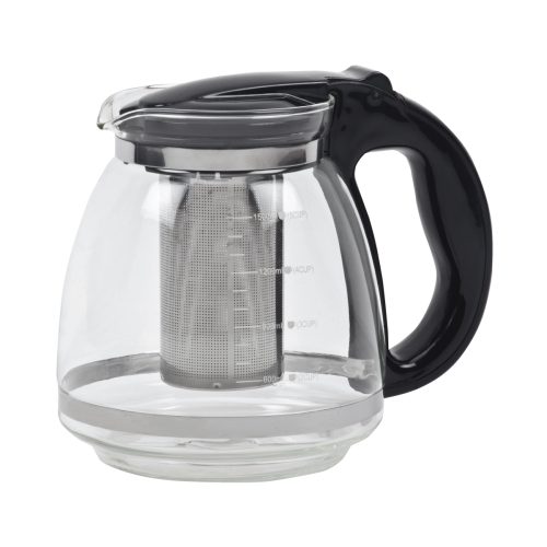 קנקן זכוכית עם מסננת לחליטה - צ'אי