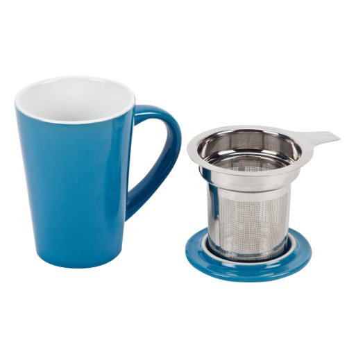 כוס פורצלן עם מכסה ורשת - אקונה