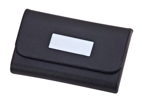 קופסה לכרטיסי ביקור, דמוי עור - לאון