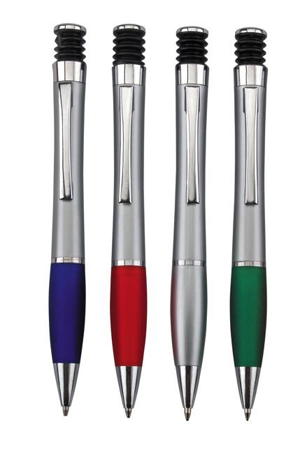 עט כדורי גוף מוכסף - גייל סילבר